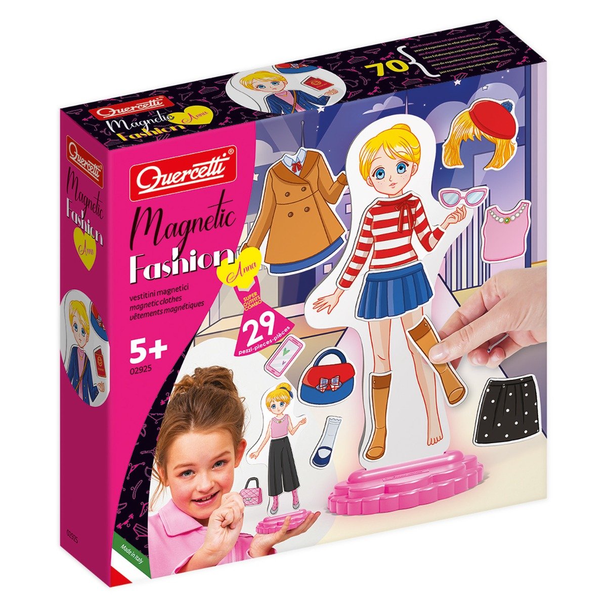 Set magnetic, Quercetti, Creatie vestimentara, Fashion Anna