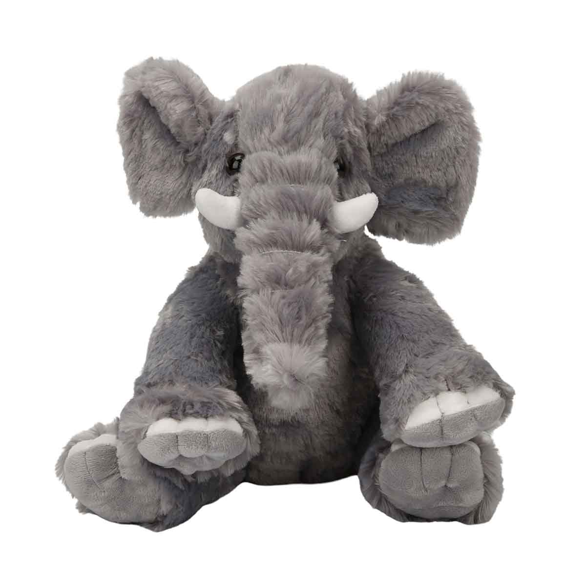 Jucarie de plus, Puffy Friends, Elefant, Gri, 30 cm