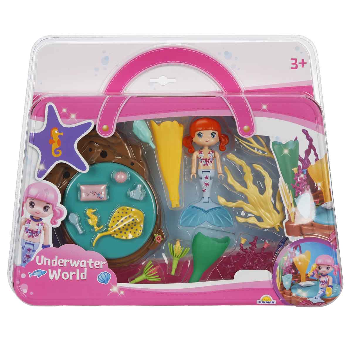 Set de joaca cu papusa, Sunman, Underwater World