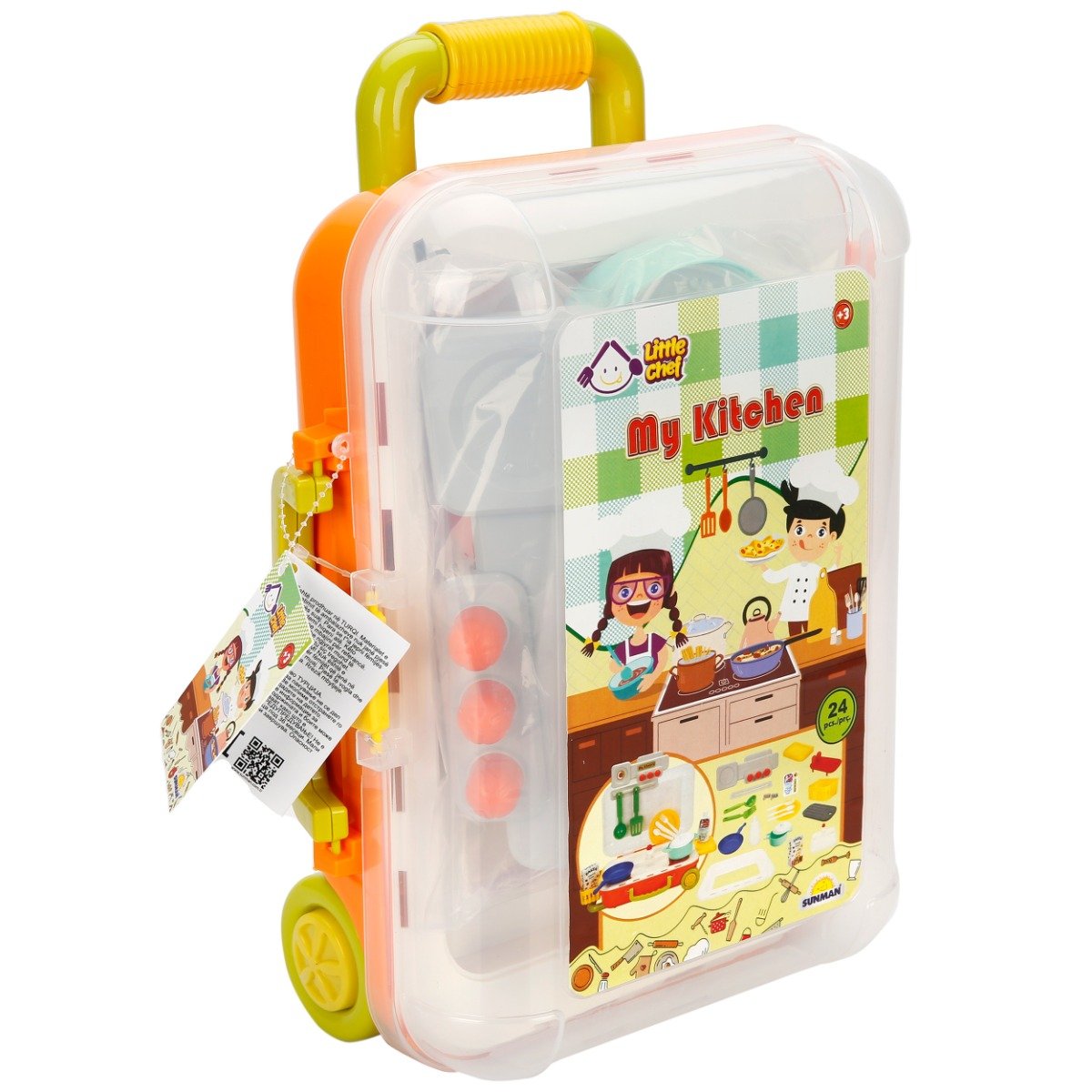 Set ustensile pentru bucatarie, Little Chef, 24 piese