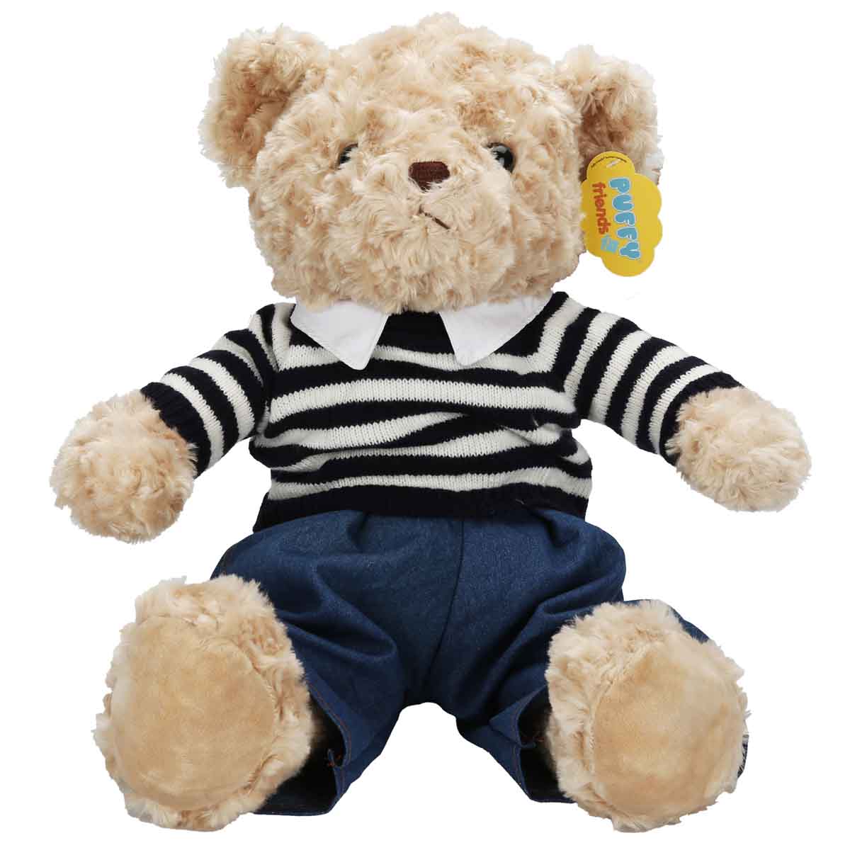 Ursulet de plus in costum, Puffy Friends, 37 cm