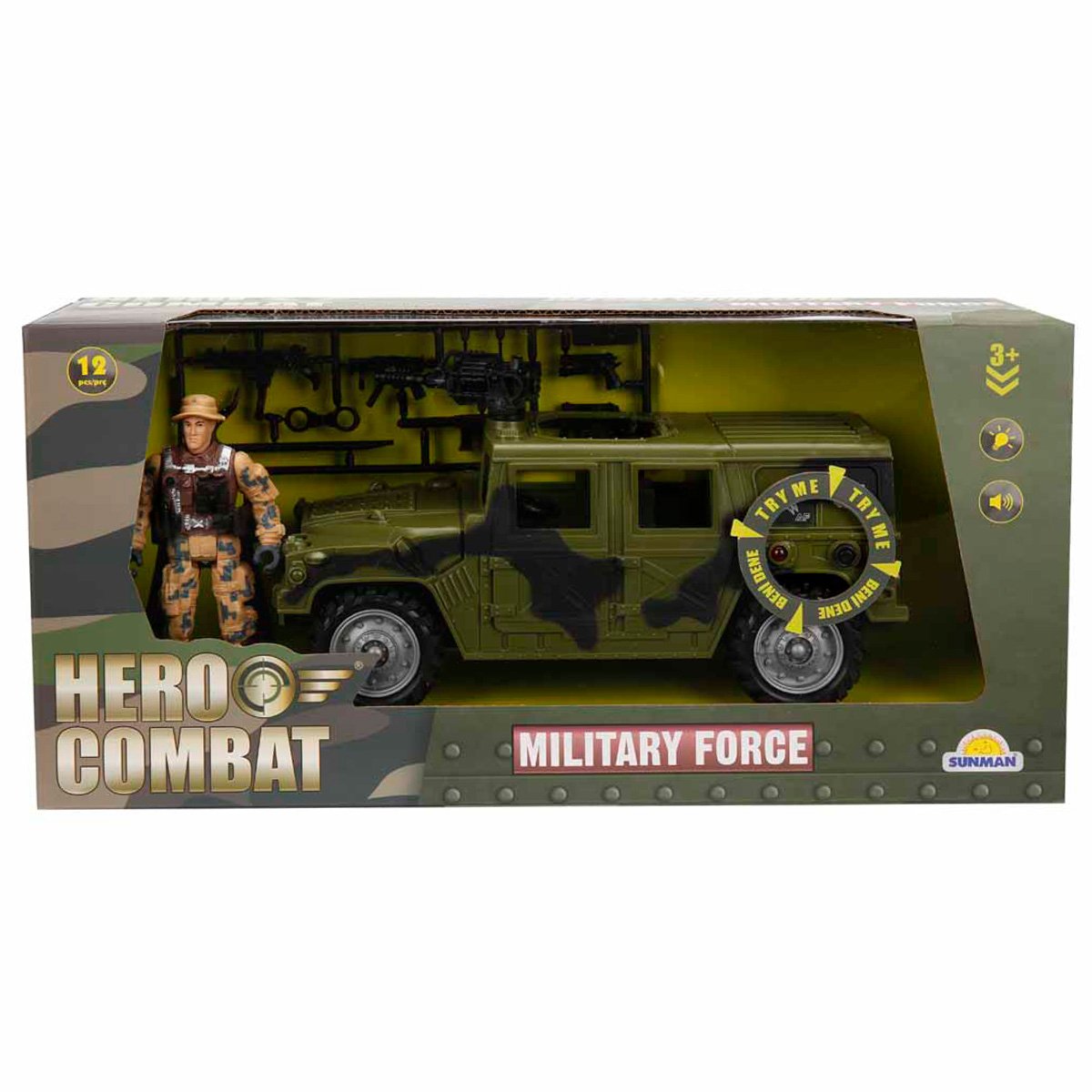 Vehicul militar cu sunete si lumini, Hero Combat, Jeep