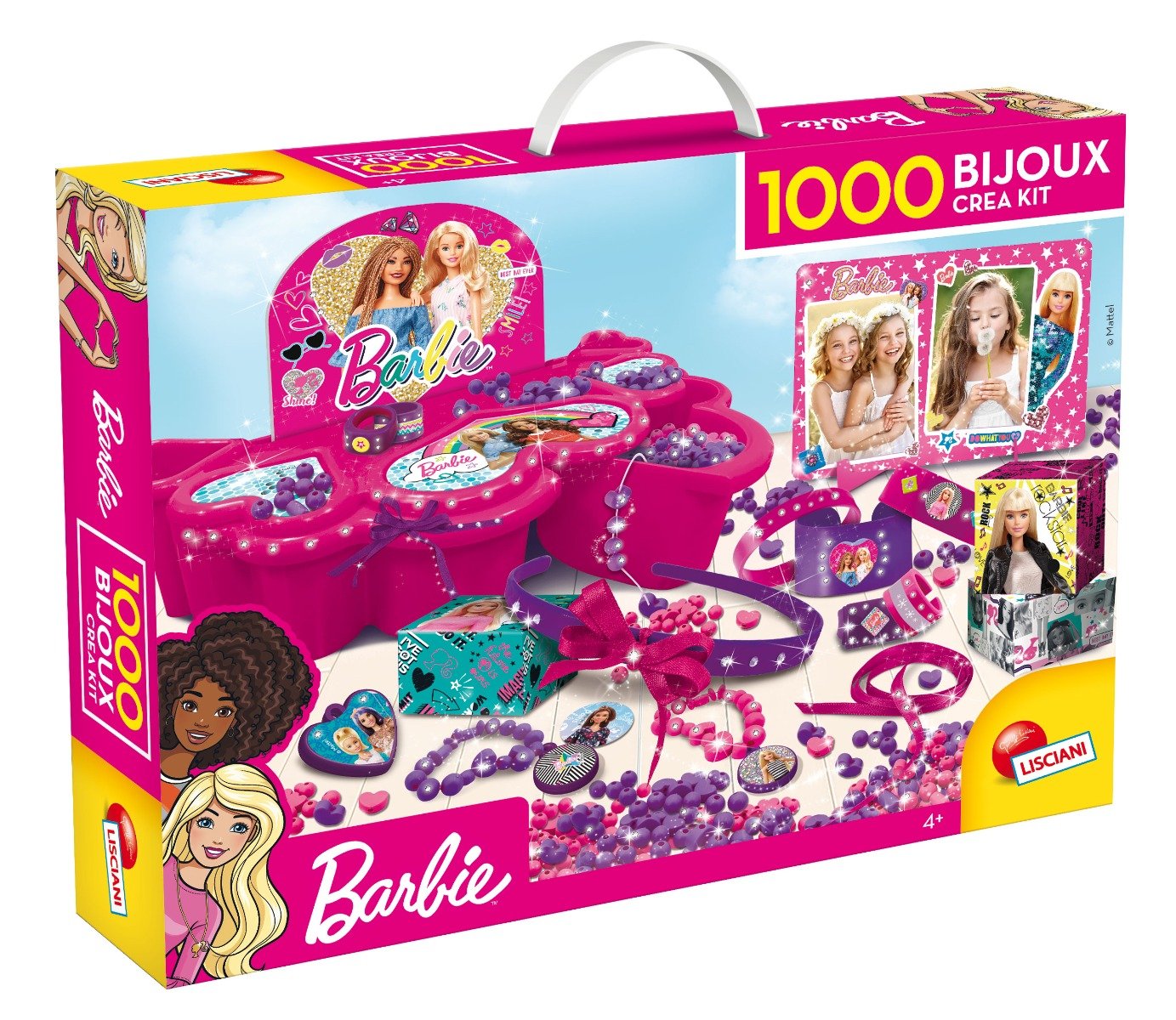 Set de creatie Barbie, Lisciani, 1000 Bijuterii 1000 imagine 2022 protejamcopilaria.ro