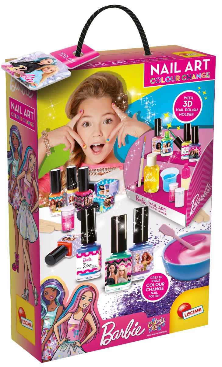 Set manichiura Barbie Nail Art, Lisciani, Colour change ART imagine noua responsabilitatesociala.ro