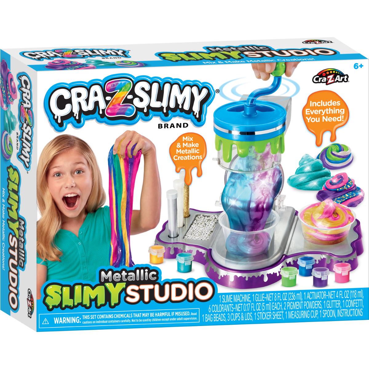 Set creativ, Cra-Z-Art, Metallic Slimy Studio