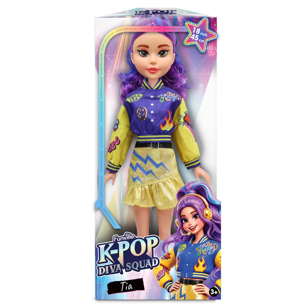 Papusa Dreameez, K-Pop, Diva Squad, Tia, 45 cm