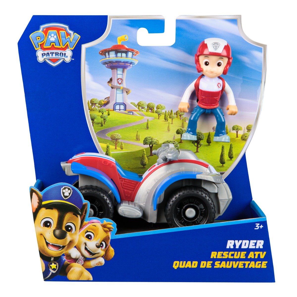 Vehicul cu figurina, Paw Patrol, Rescue ATV, Ryder, 6071212
