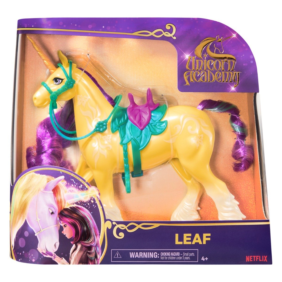 Figurina unicorn cu accesorii, Unicorn Academy, Leaf, 20148950