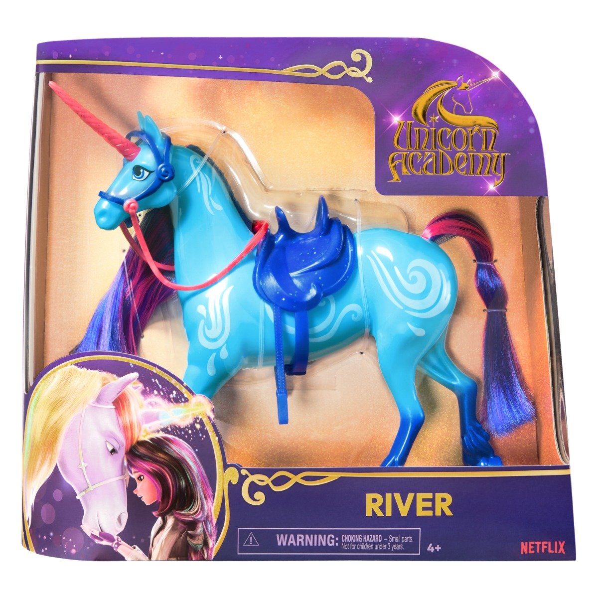 Figurina unicorn cu accesorii, Unicorn Academy, River, 20148951