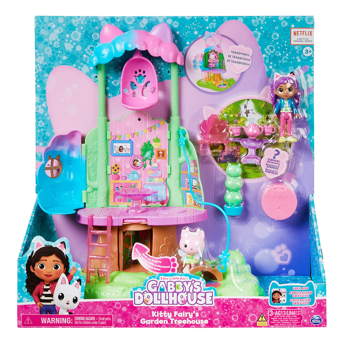 Set de joaca, papusa cu accesorii, Gabby’s Dollhouse, Casa din copac Accesorii imagine noua responsabilitatesociala.ro