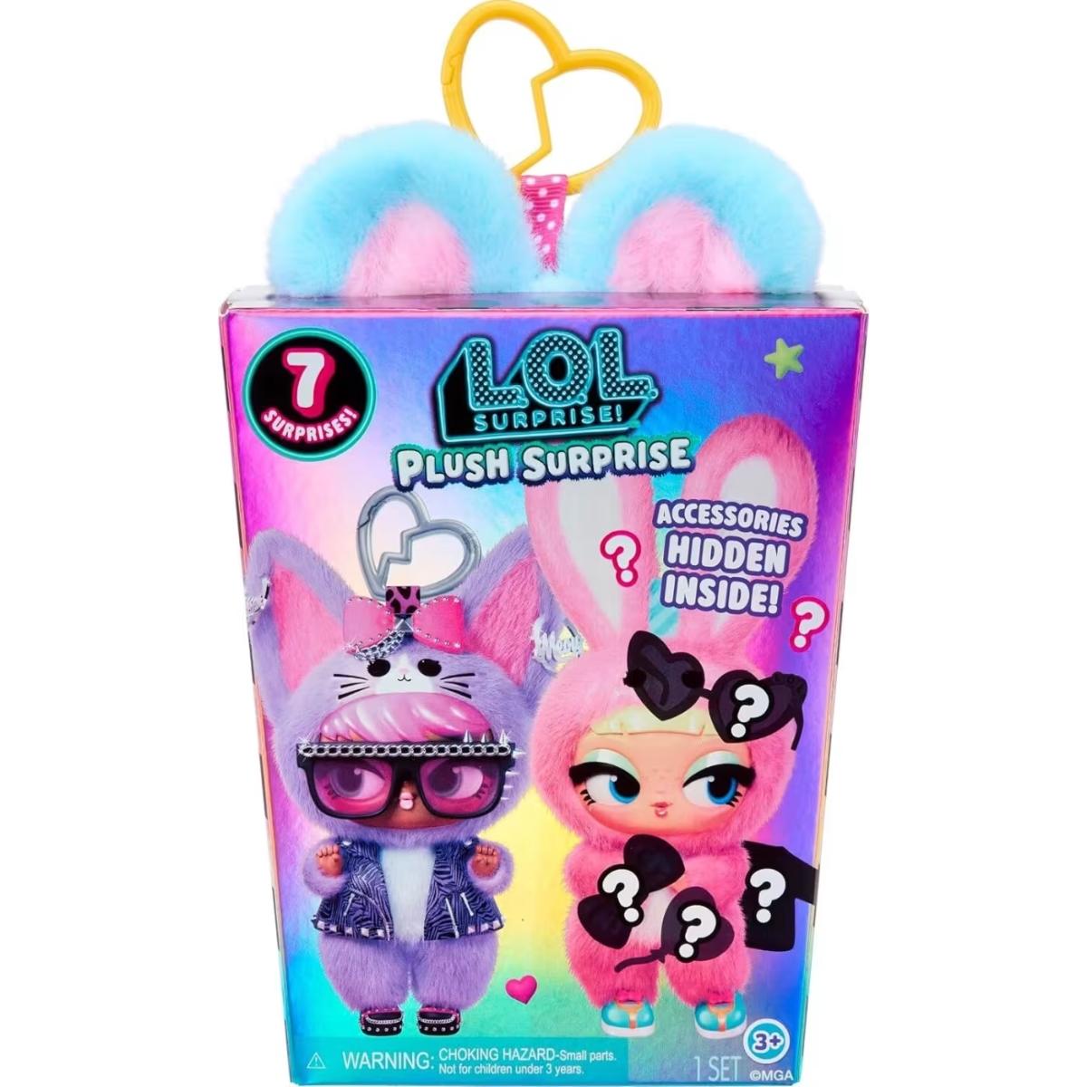 Papusa si accesorii surpriza, LOL Surprise, Plush Surprise, 249504EUC