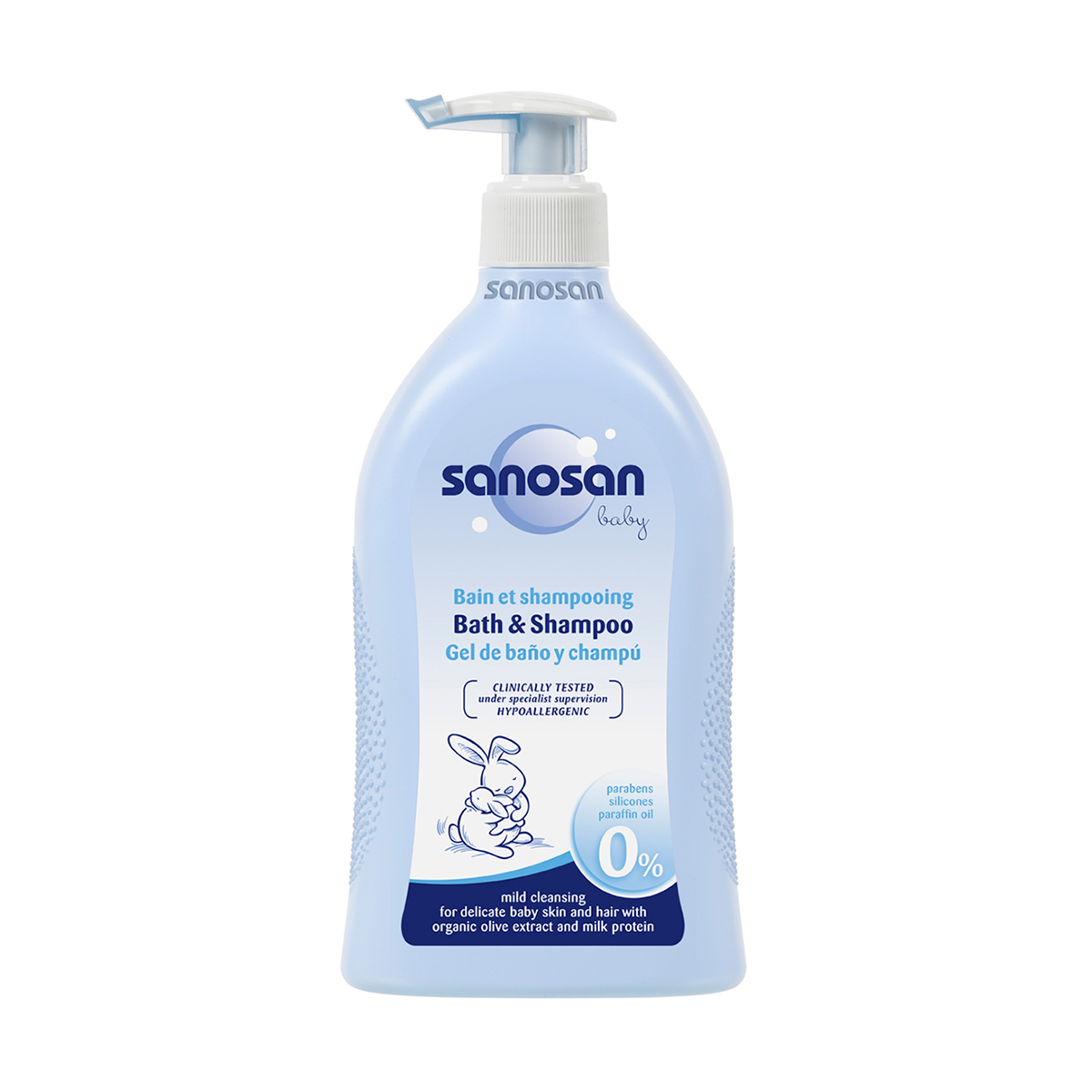 sampon si spumant pentru copii sanosan, 500ml