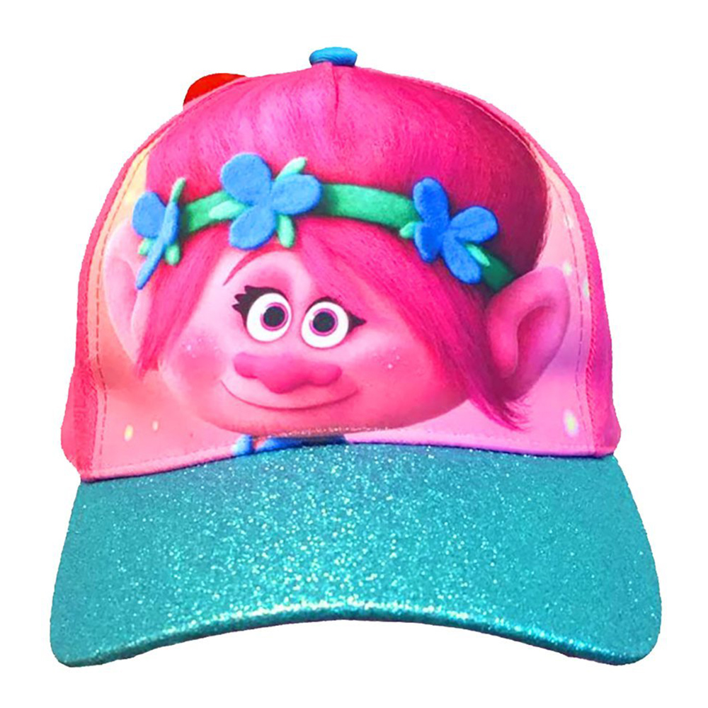 sapca cu sclipici trolls - poppy