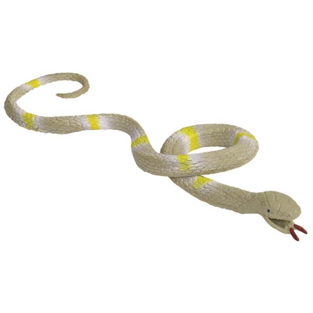 Sarpe elastic de cauciuc alb cu galben Simba