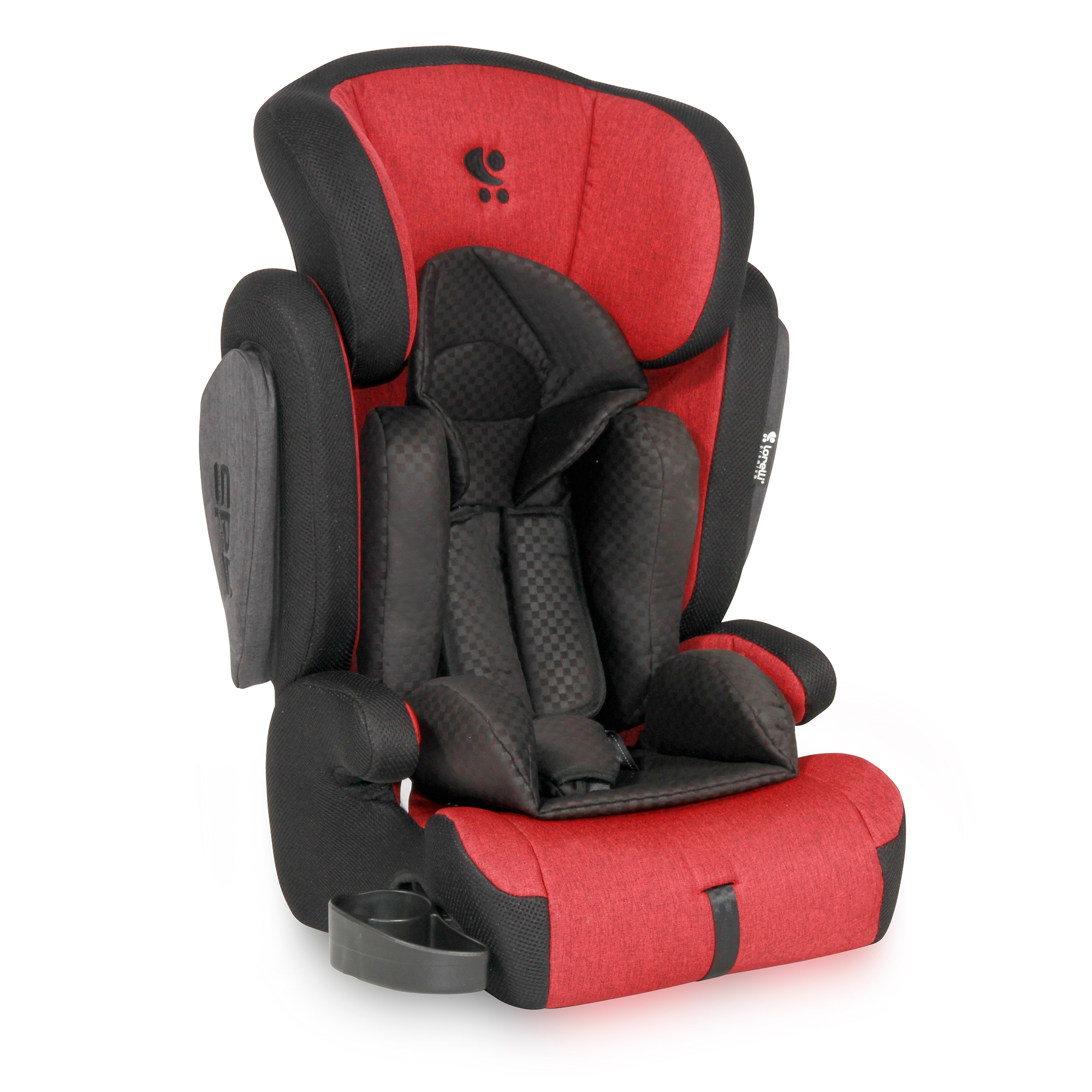 scaun auto copii lorelli premium omega +sps - red / black