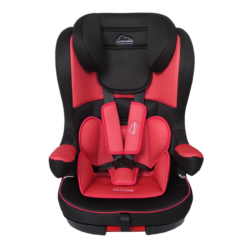scaun auto copii noriel bebe hb isofix - rosu