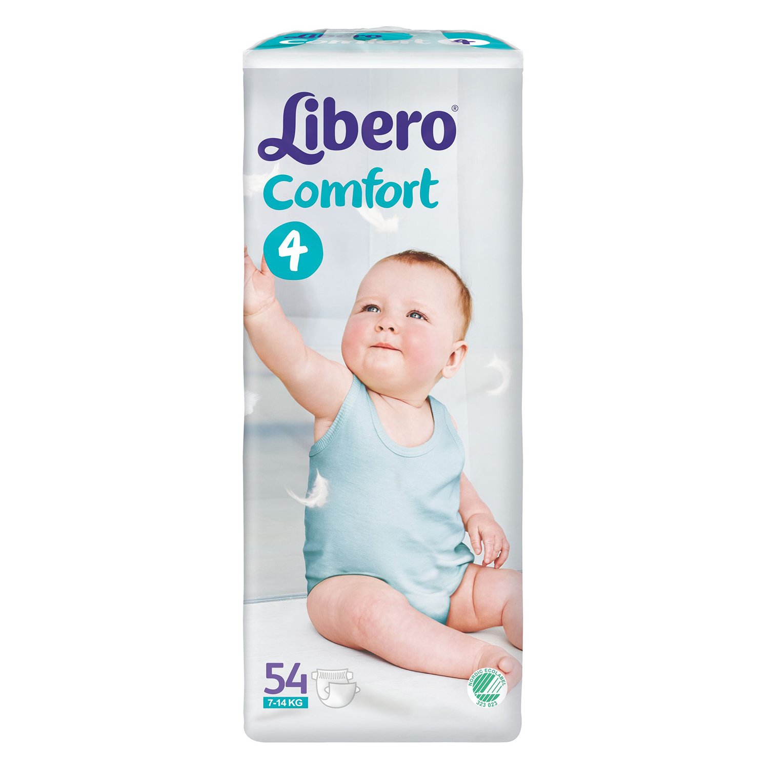 scutece libero comfort 4, 54 buc, 7 - 14 kg