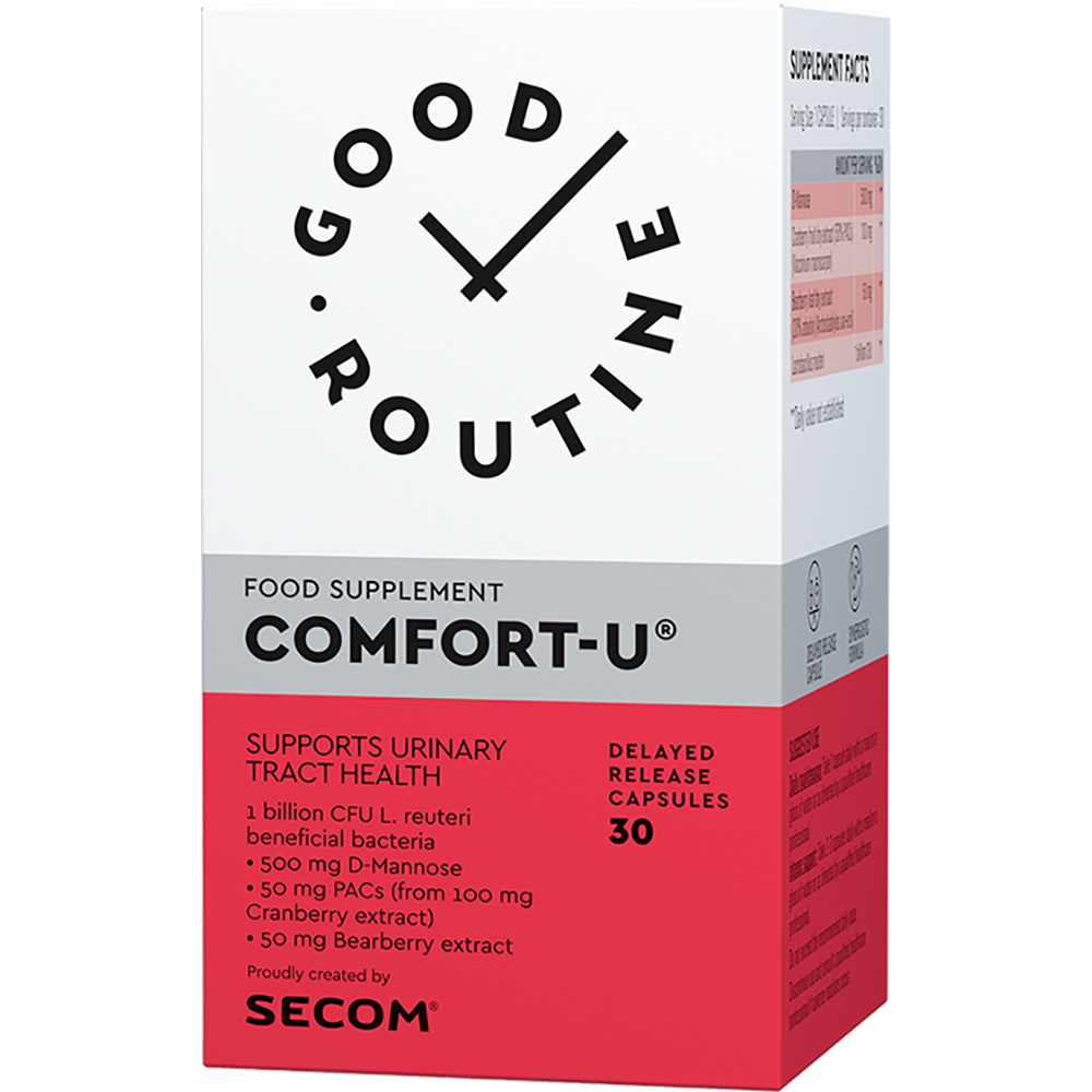 Comfort-U, 30 capsule vegetale, Good Routine, Secom Good Routine imagine noua responsabilitatesociala.ro