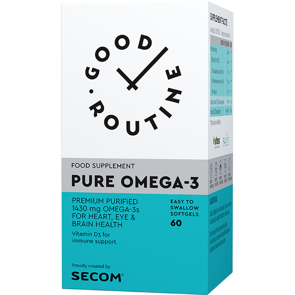 Pure Omega-3, 60 capsule moi, Good Routine, Secom Good Routine