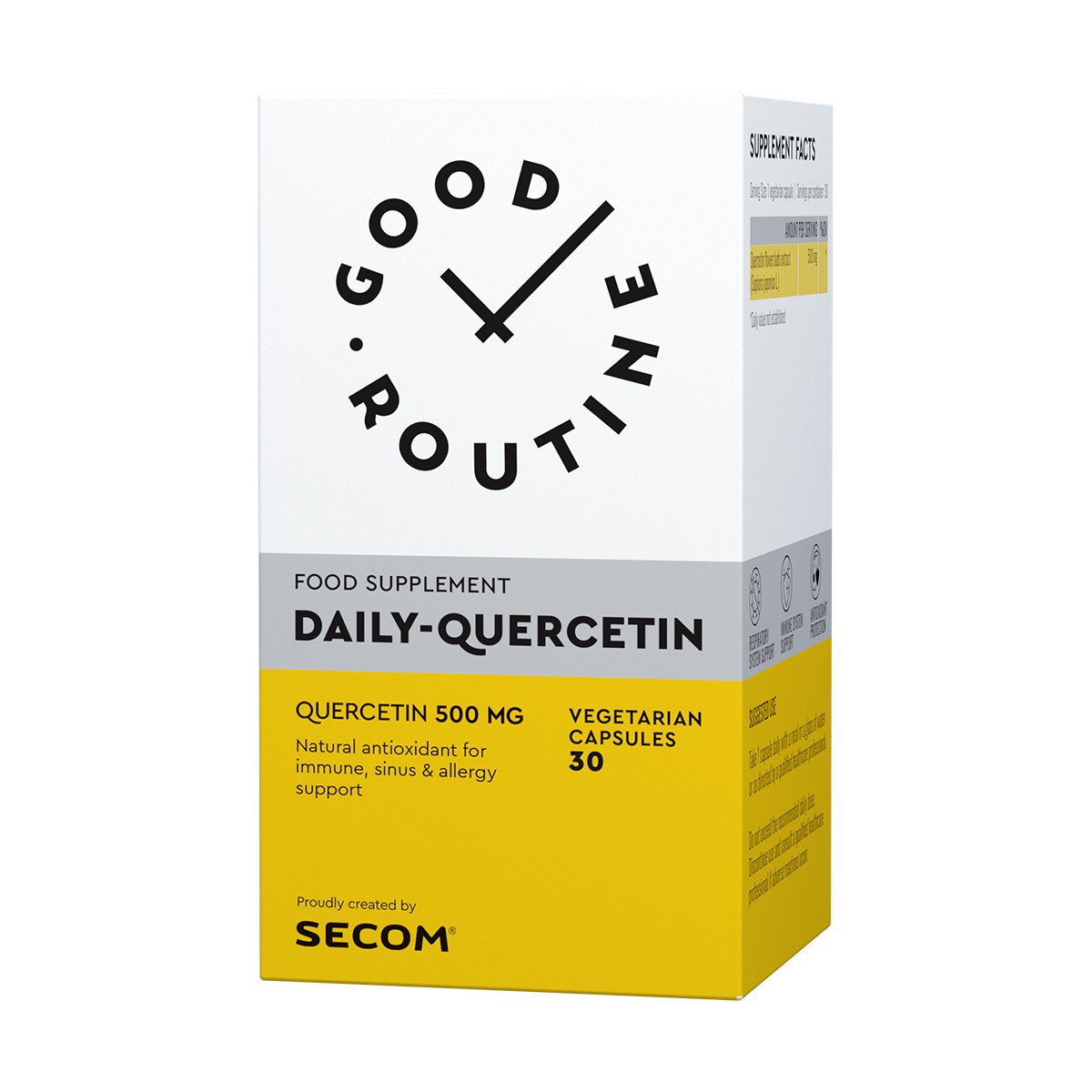 Daily Quercetin, 500 mg, Secom Good Routine