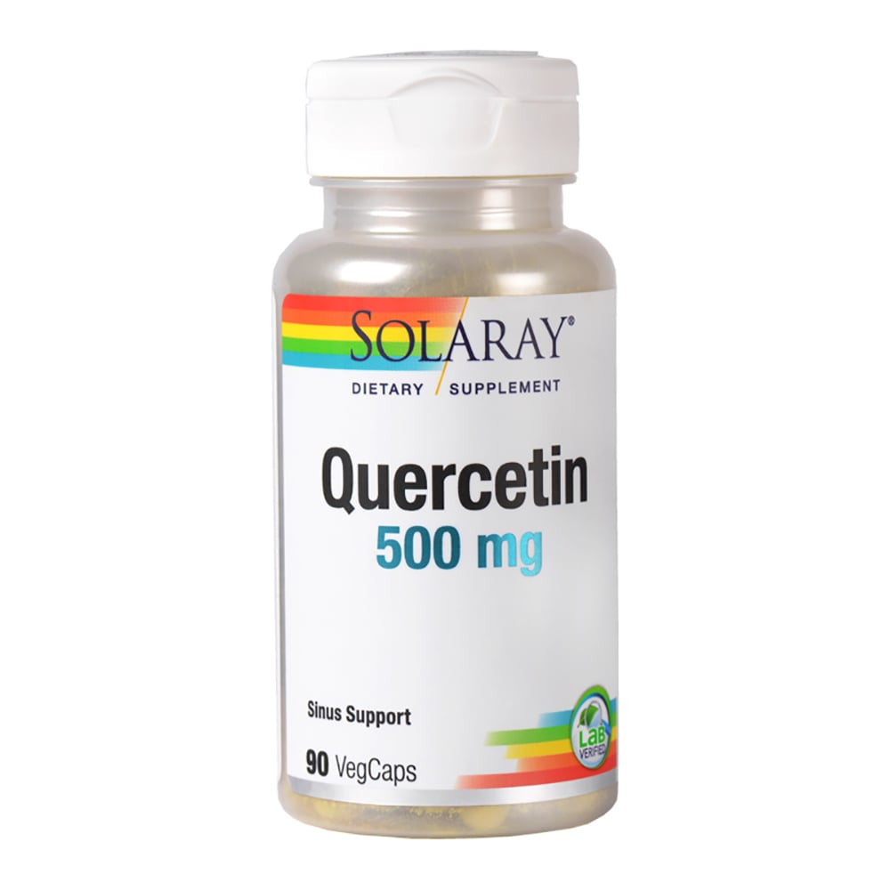 Quercetin, 500 mg, 90 capsule vegetale, Solaray, Secom noriel.ro