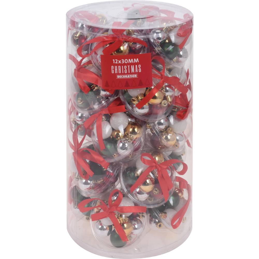 Set 12 globuri pentru brad craciun