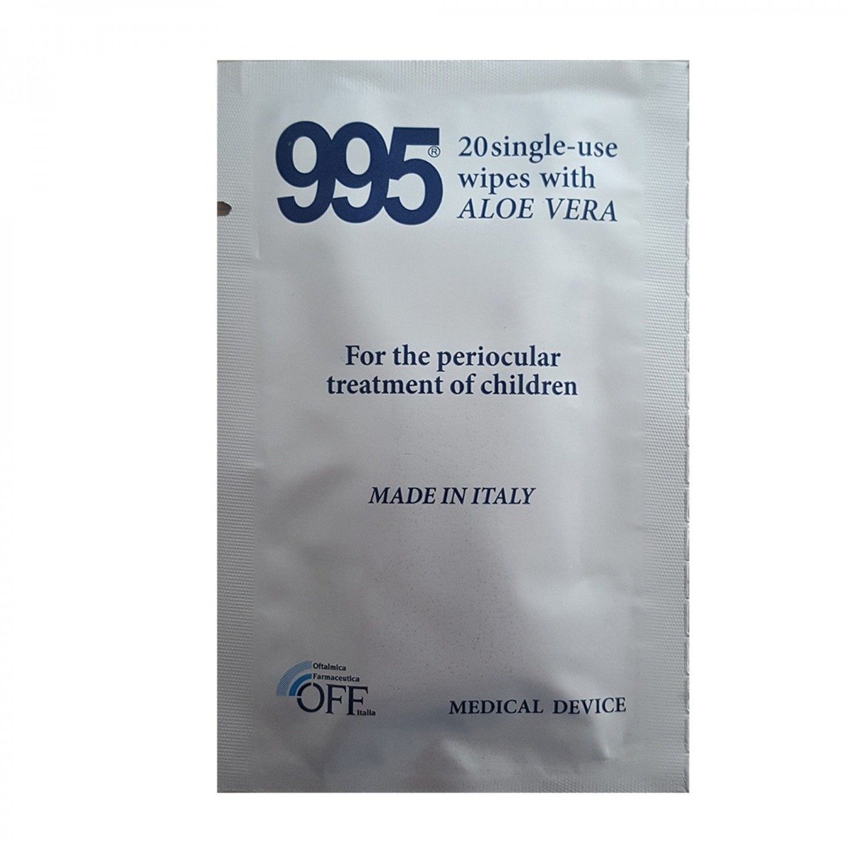 Servetele pentru ochi cu aloe vera, 995, 20 buc