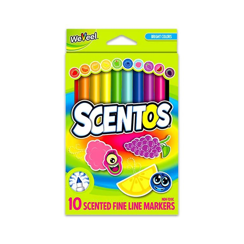 set 10 carioci subtiri parfumate scentos
