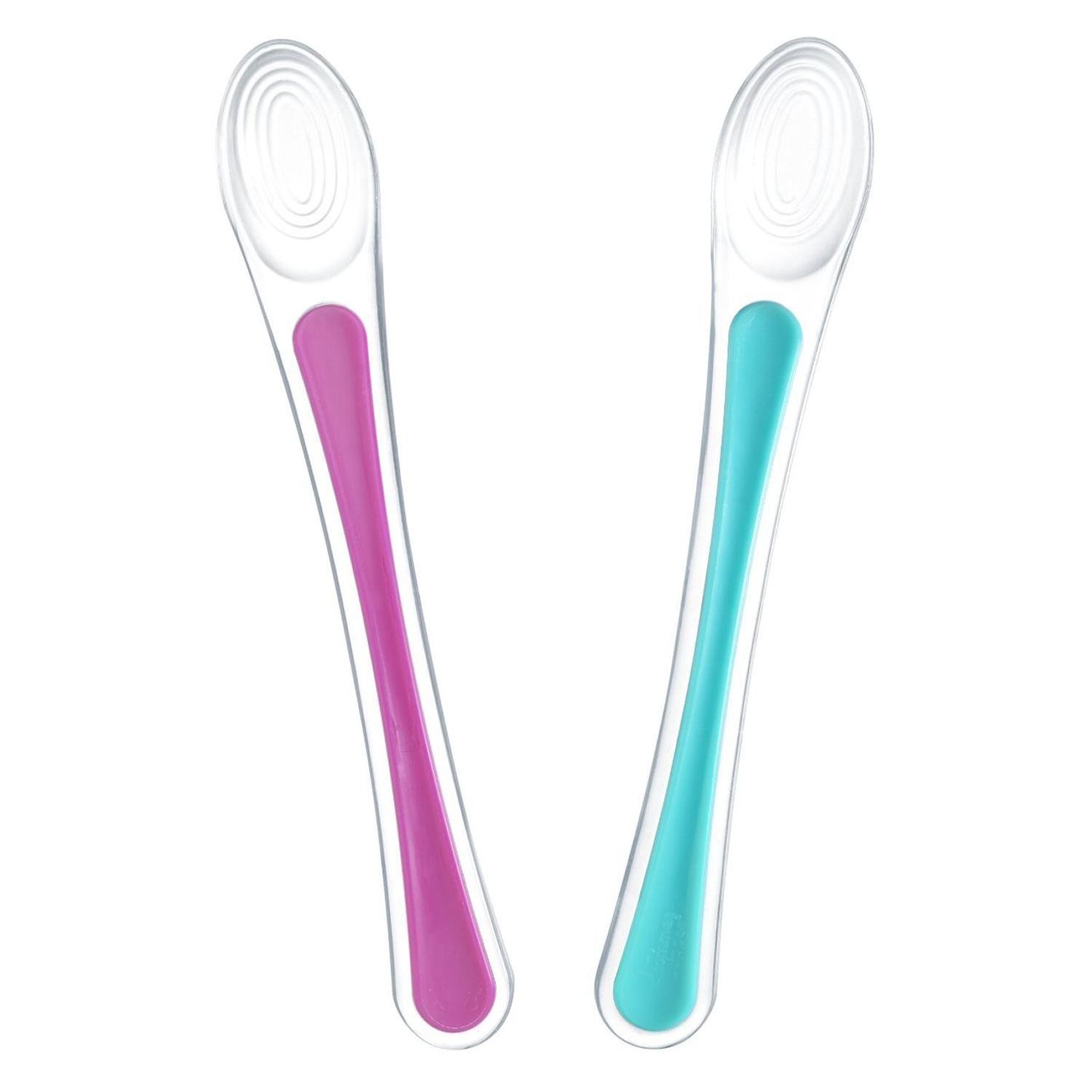 set 2 lingurite silicon, tomme tippee