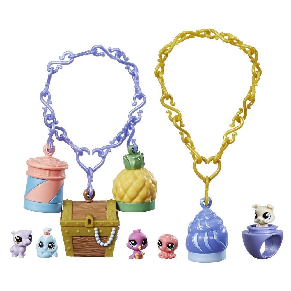 set bijuterii littlest pets shop seria 1 - comori tropicale