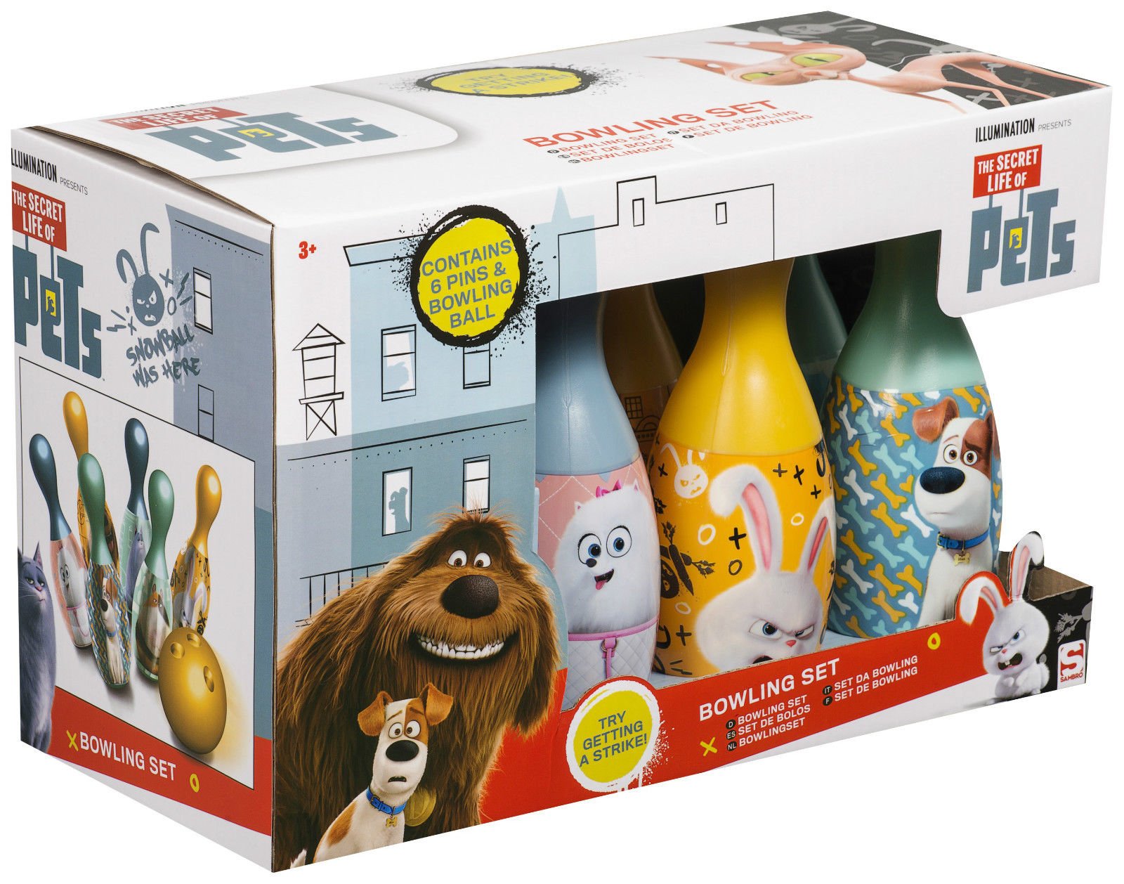 set bowling - the secret life of pets