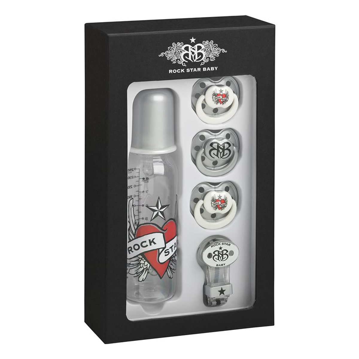 set cadou nou-nascuti rock star baby - heart & wings