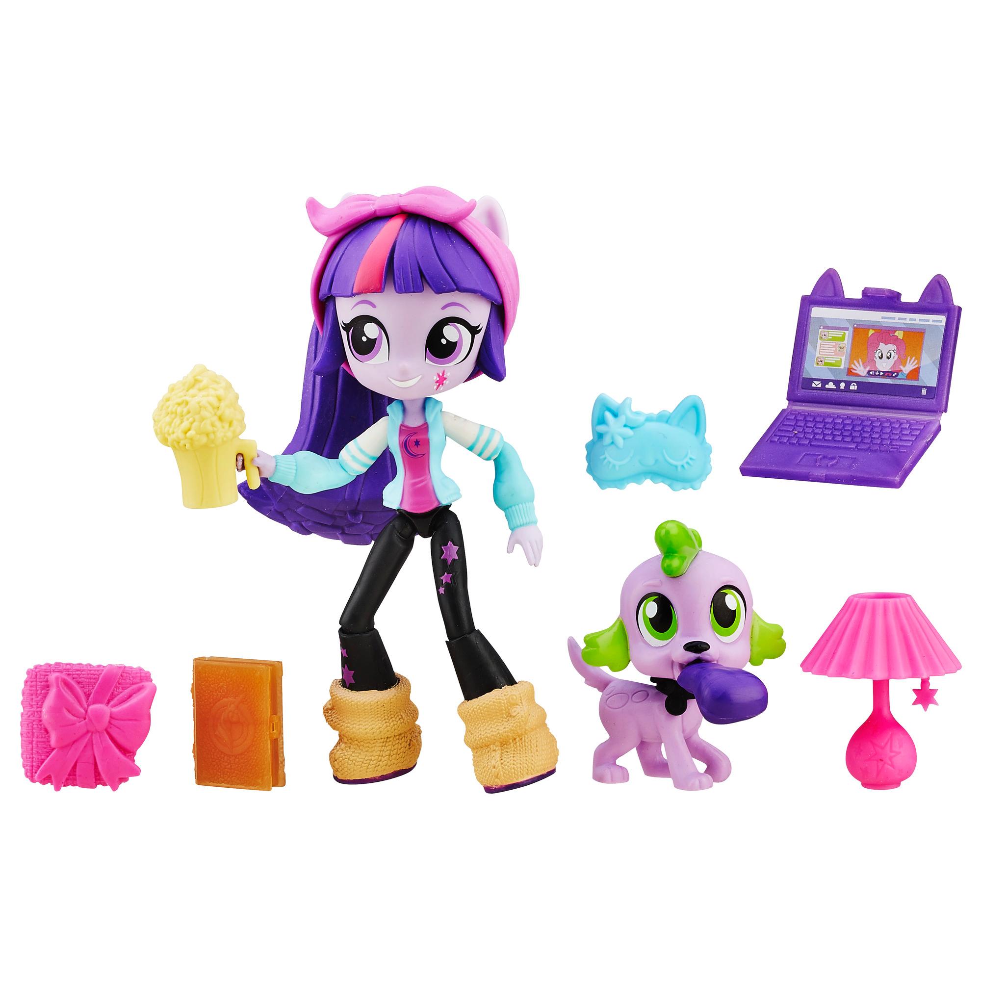 set cu figurina my little pony equestria girls minis - twilight sparkle