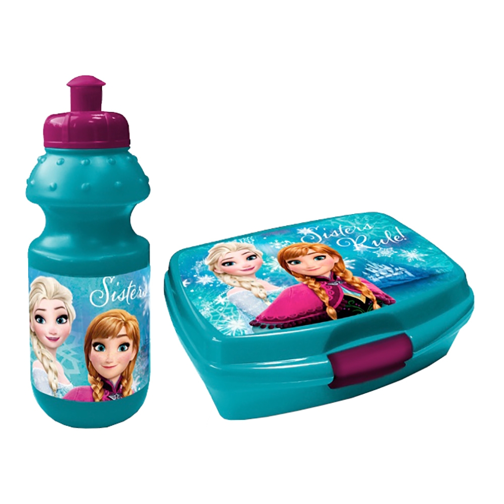 set cutie pentru pranz si termos disney frozen