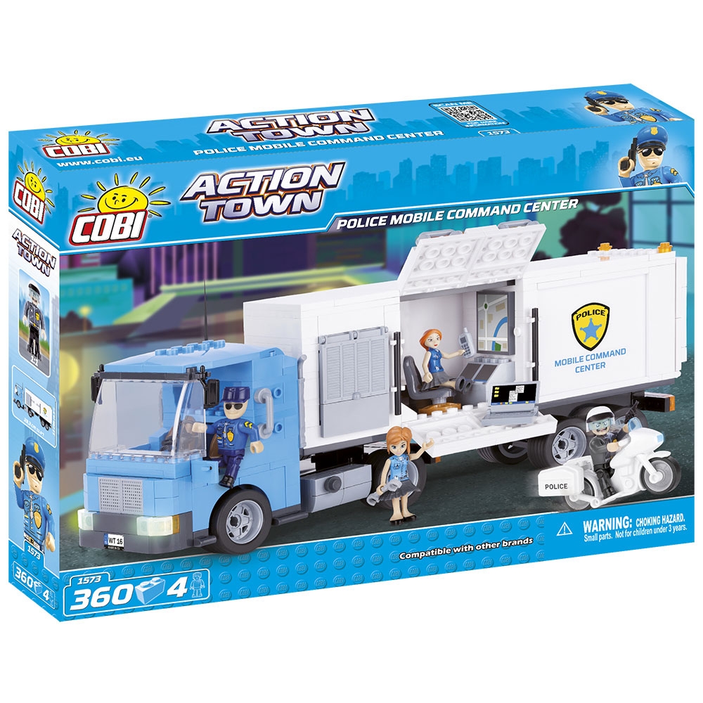 set de constructie cobi action town - centrul de comanda al politiei
