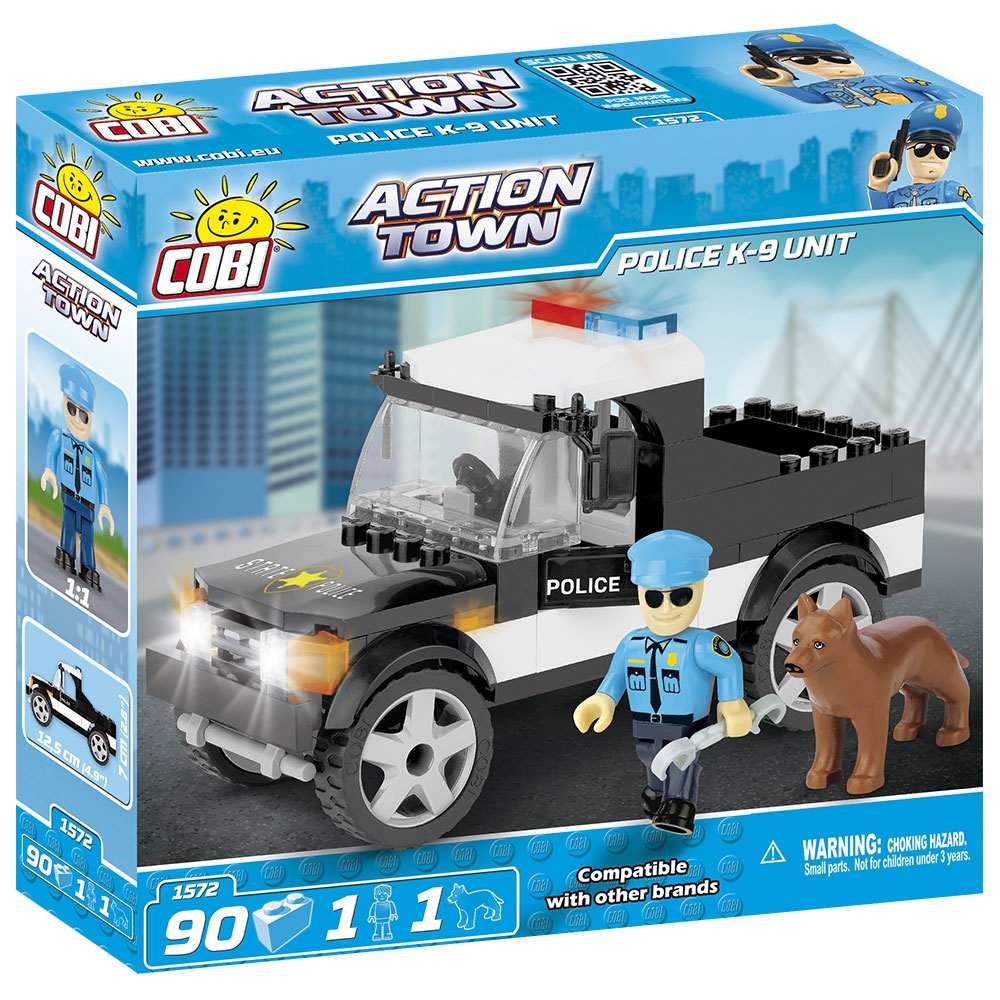 set de constructie cobi action town - patrula canina