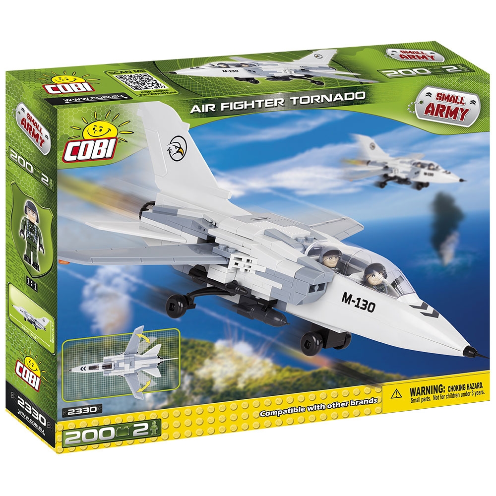 set de constructie cobi small army - avion de lupta tornado