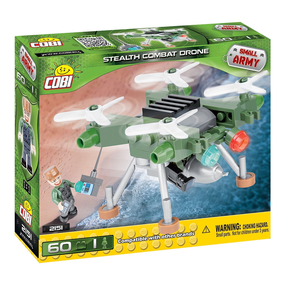 set de constructie cobi small army - drona de lupta nedetectabila