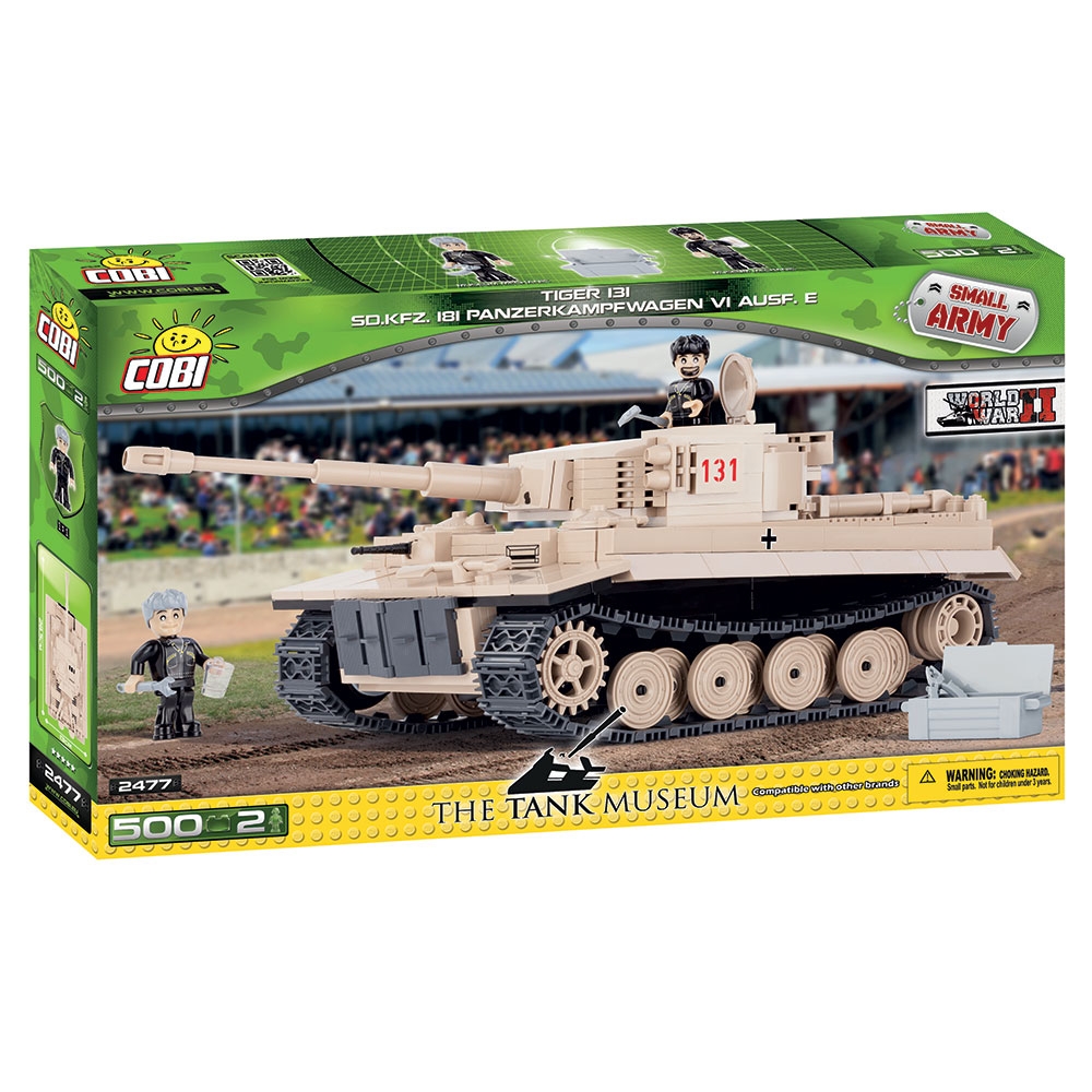 set de constructie cobi small army world war ii - tanc tiger 131