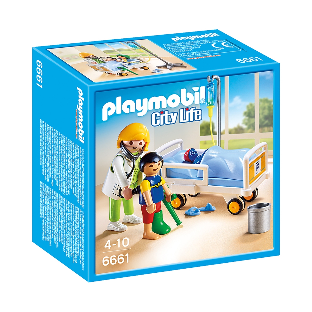 set de constructie playmobil - doctor si copil (6661)