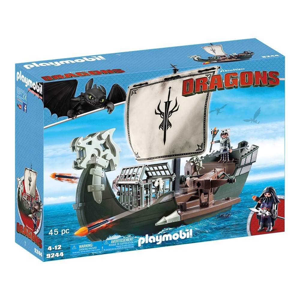 set de constructie playmobil dragons - nava dragonilor (9244)