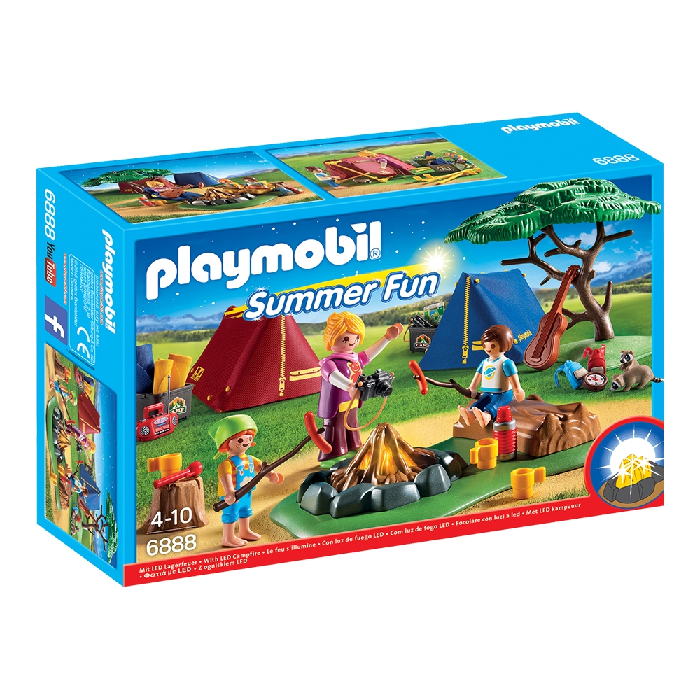 Set de constructie Playmobil Family Fun - Loc de tabara (6888)
