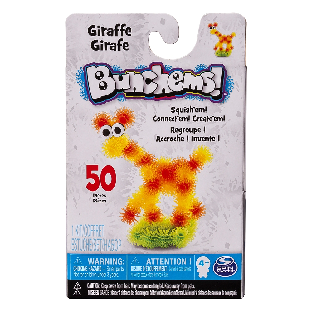 set de creatie bunchems amicii din scaieti - girafa