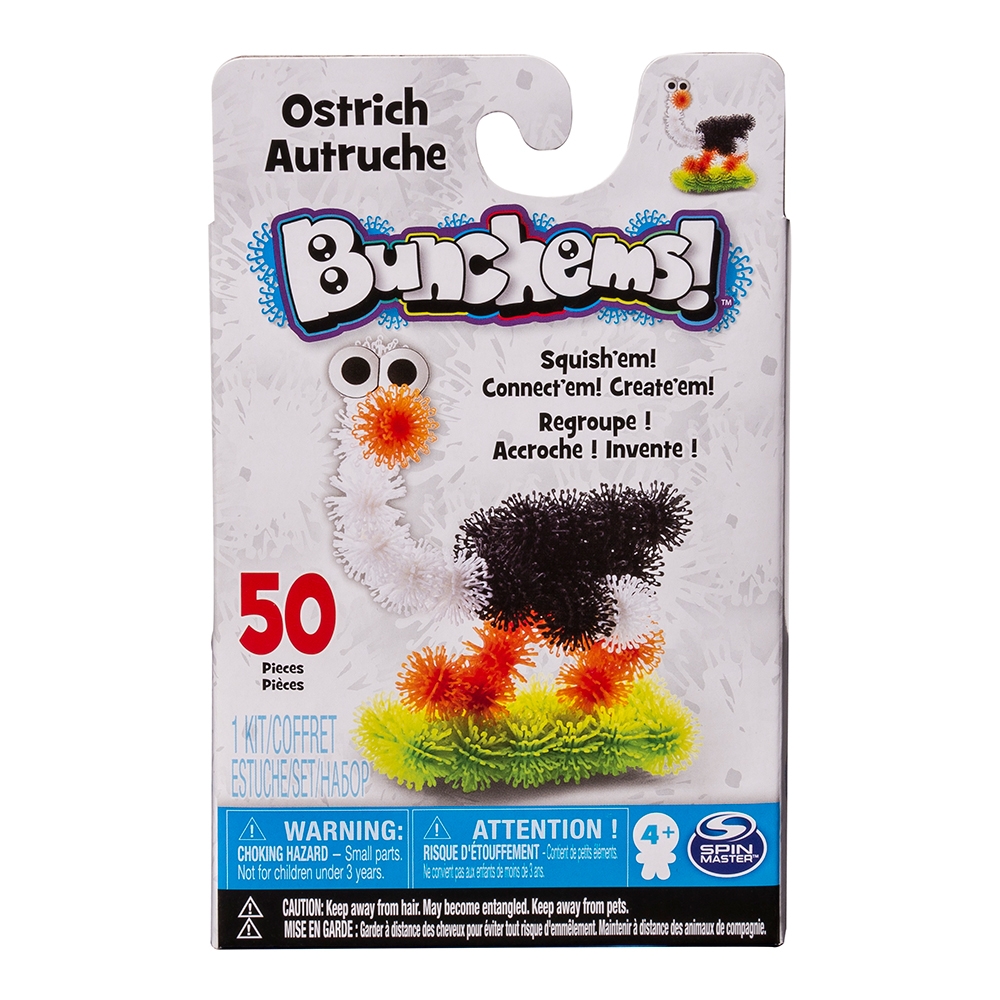 set de creatie bunchems amicii din scaieti - strut