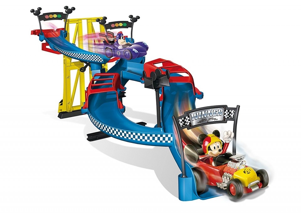 set de joaca - pista de curse mickey roadster racers