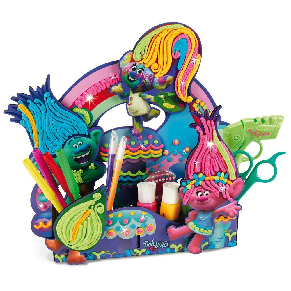 set de modelare dohvinci trolls pentru decorarea biroului