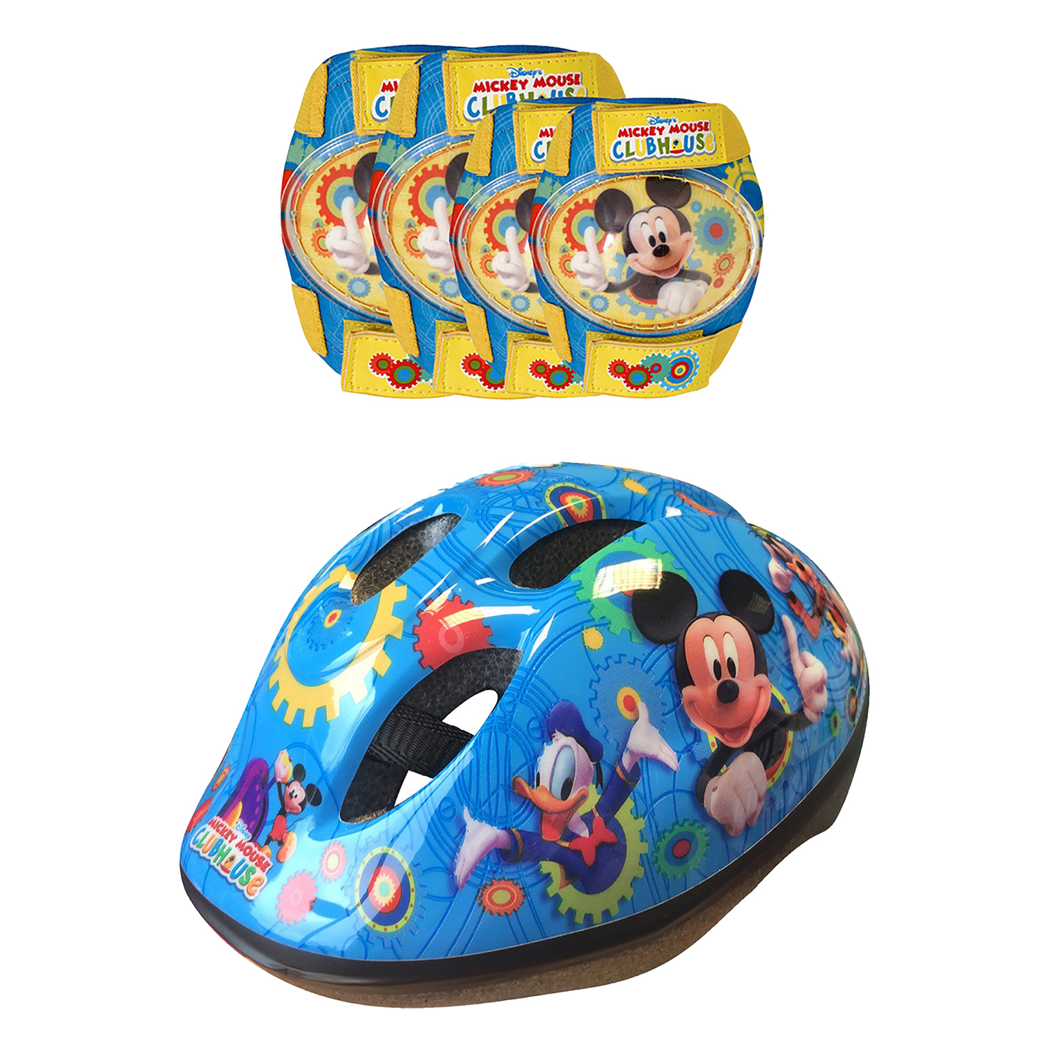 Set de protectie si casca Mickey Mouse 865507