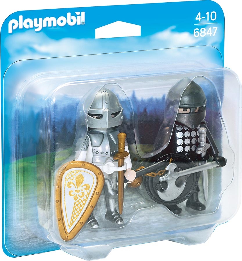 set figurine playmobil knights - cavaleri rivali (6847)