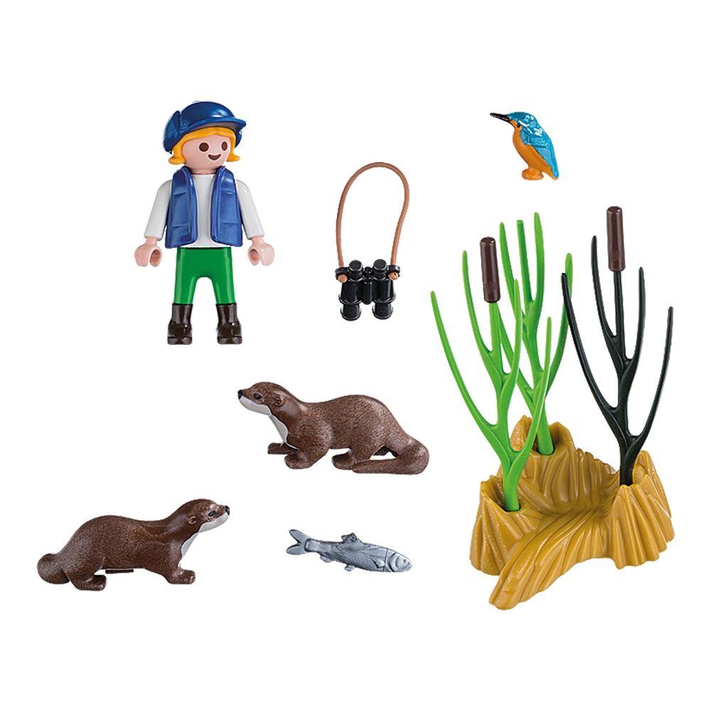 set figurine playmobil special plus - tanara exploratoare cu vidre (5376)