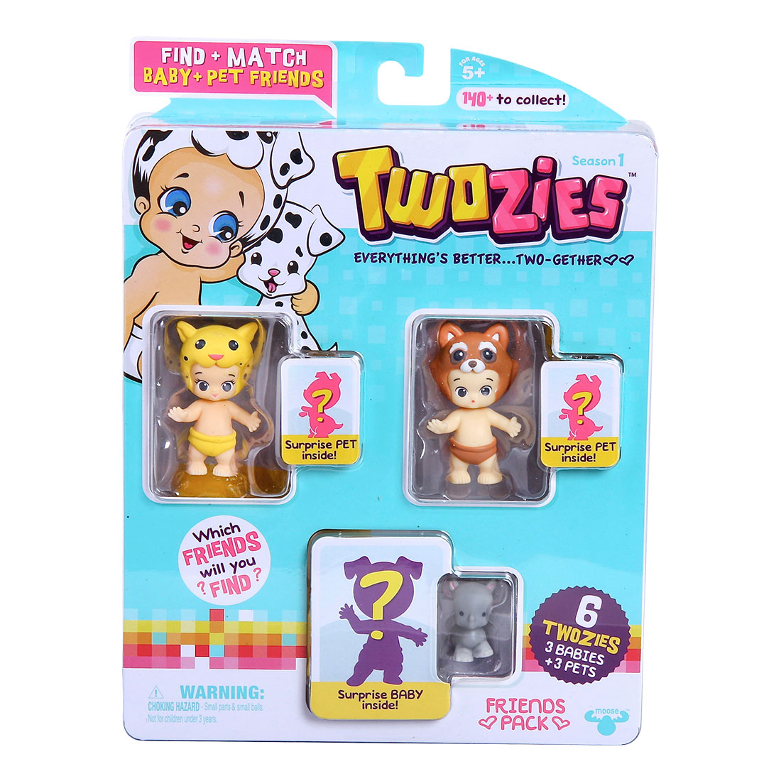 set figurine twozies - friends pack